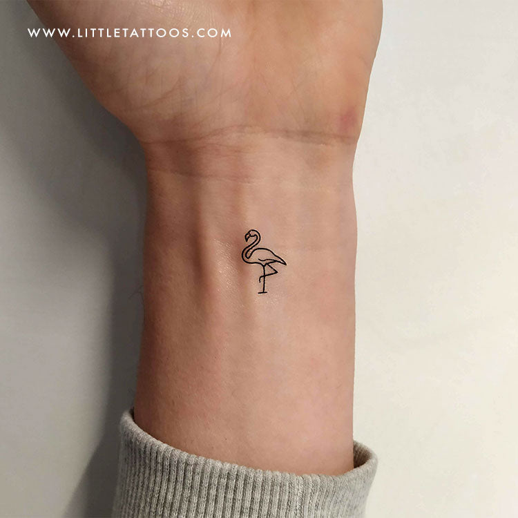 Flamingo Temporary Tattoo (Set of 3) – Little Tattoos